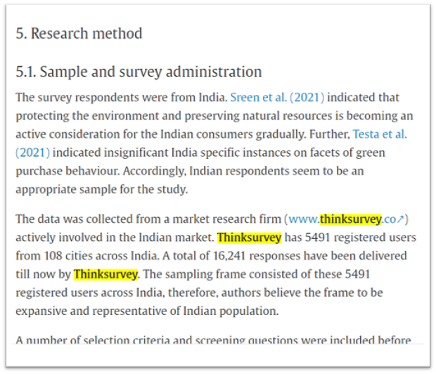 research paper snapshot