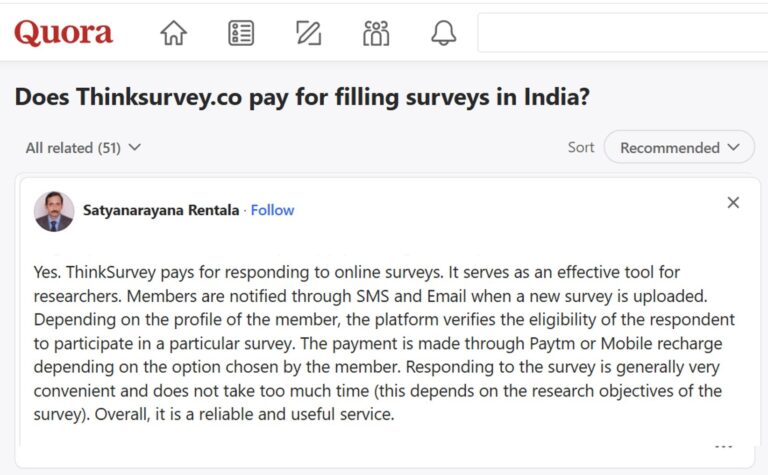 online surveys that pay in india